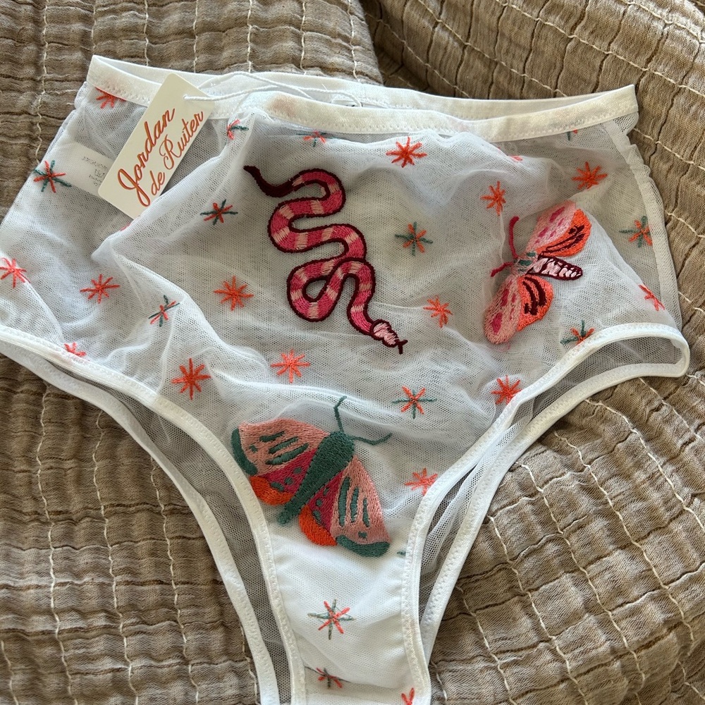 Lingerie High Rise Brazilian Panty New With Tags